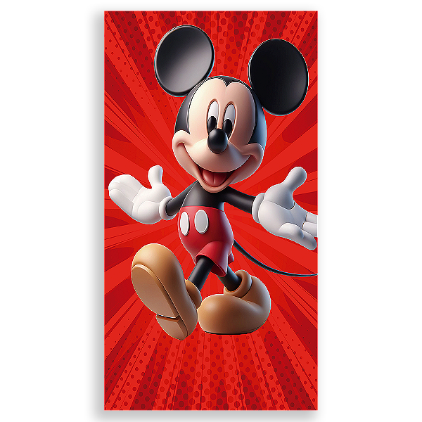 Capa Mini Faixa Lateral Sublimado - Mickey