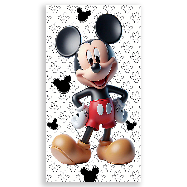 Capa Mini Faixa Lateral Sublimado - Mickey
