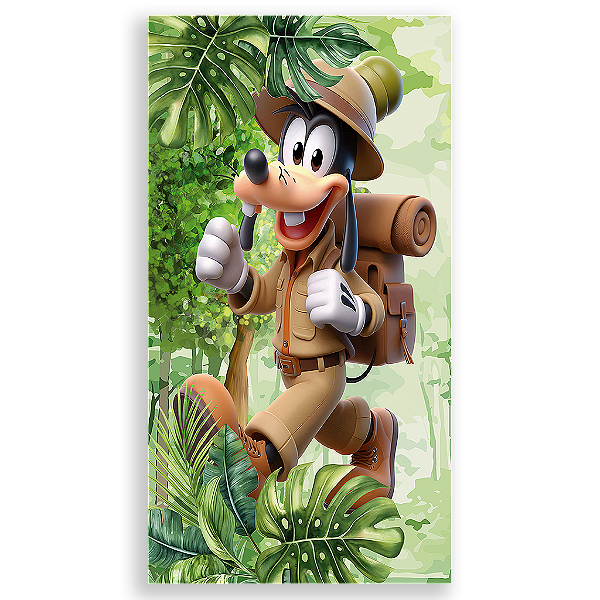 Capa Mini Faixa Lateral Sublimado - Mickey Safari