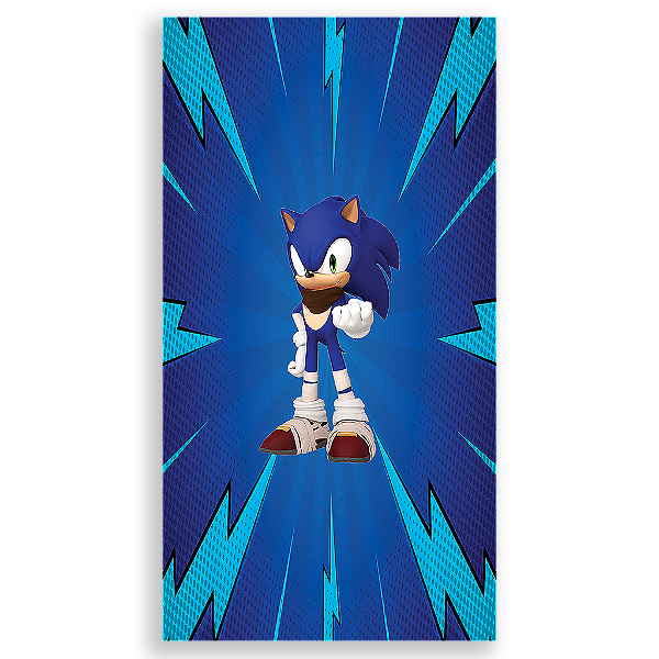 Capa Mini Faixa Lateral Sublimado - Sonic