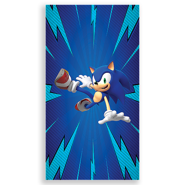 Capa Mini Faixa Lateral Sublimado - Sonic