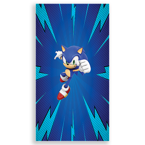 Capa Mini Faixa Lateral Sublimado - Sonic