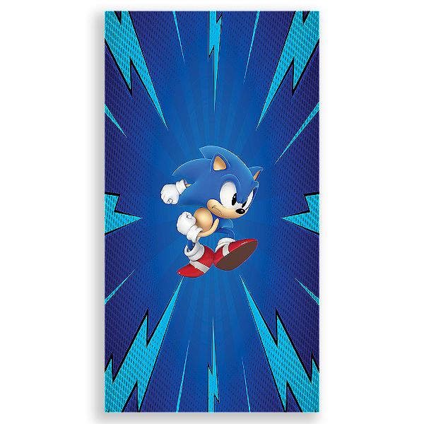 Capa Mini Faixa Lateral Sublimado - Sonic