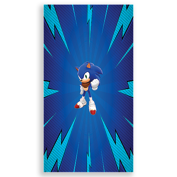 Capa Mini Faixa Lateral Sublimado - Sonic