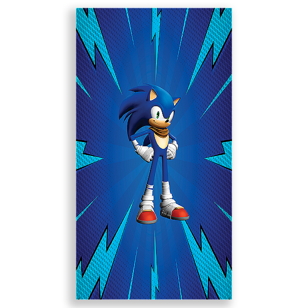 Capa Mini Faixa Lateral Sublimado - Sonic