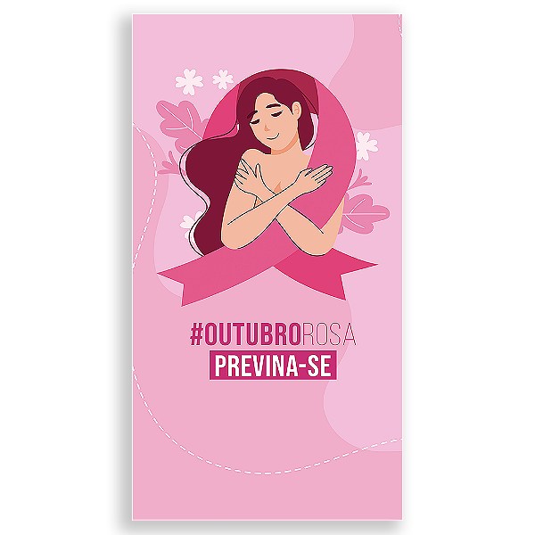 Capa Mini Faixa Lateral Sublimado - Outubro Rosa