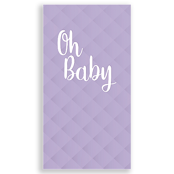 Capa Mini Faixa Lateral Sublimado - Oh Baby