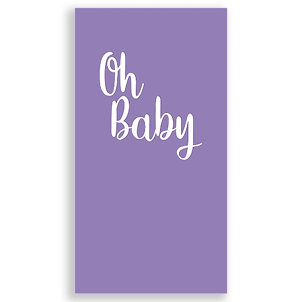 Capa Mini Faixa Lateral Sublimado - Oh Baby