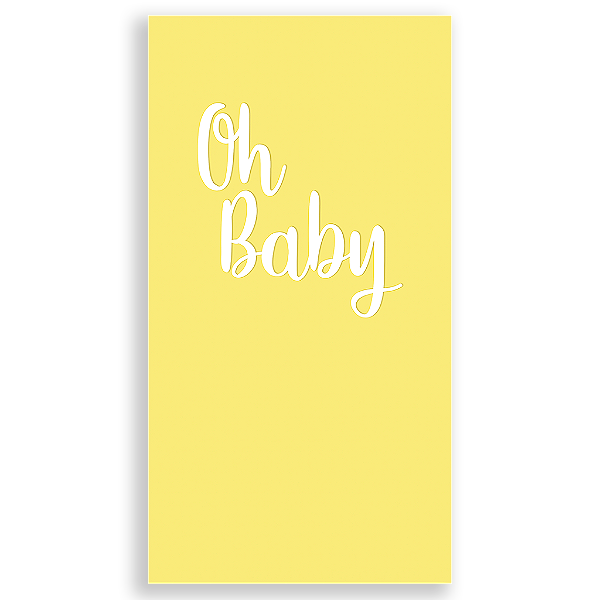 Capa Mini Faixa Lateral Sublimado - Oh Baby