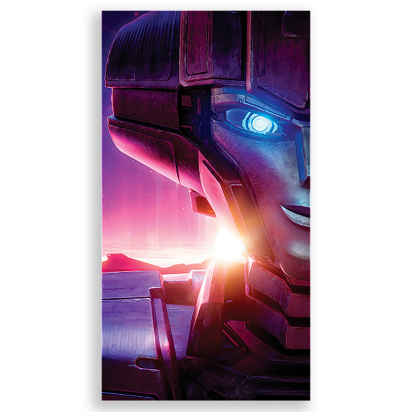Capa Mini Faixa Lateral Sublimado - Transformers