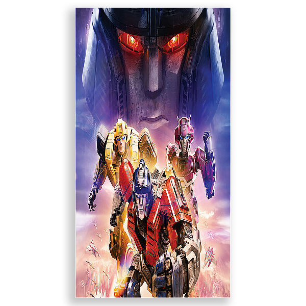 Capa Mini Faixa Lateral Sublimado - Transformers