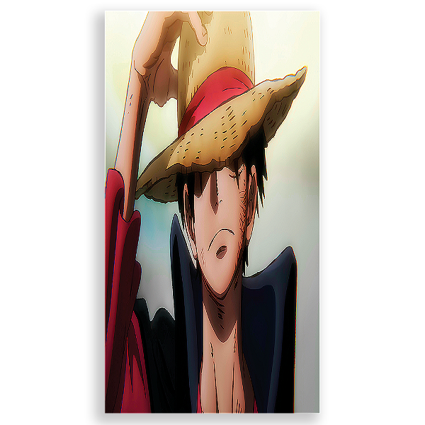 Capa Mini Faixa Lateral Sublimado - Luffy One Piece