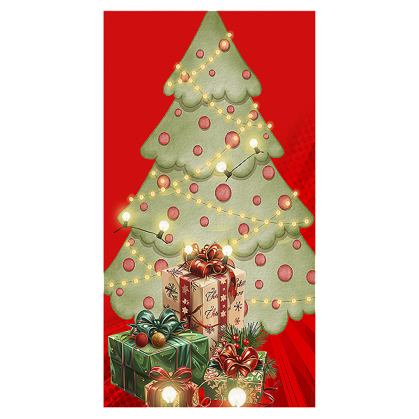 Capa Mini Faixa Lateral Sublimado - Natal
