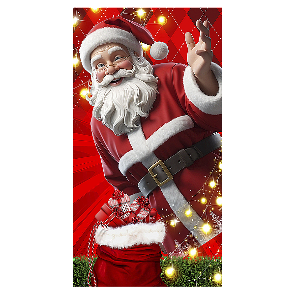 Capa Mini Faixa Lateral Sublimado - Natal