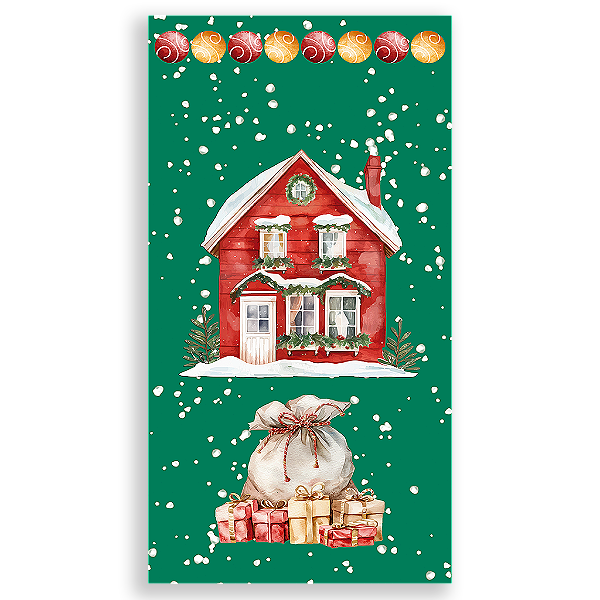 Capa Mini Faixa Lateral Sublimado - Natal