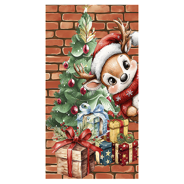 Capa Mini Faixa Lateral Sublimado - Natal