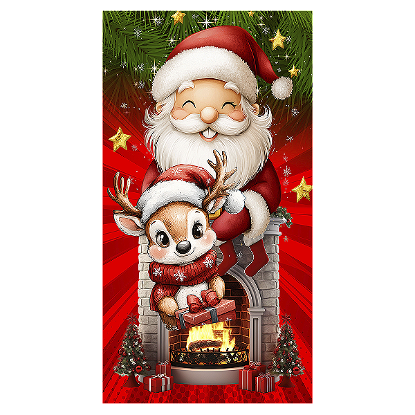 Capa Mini Faixa Lateral Sublimado - Natal