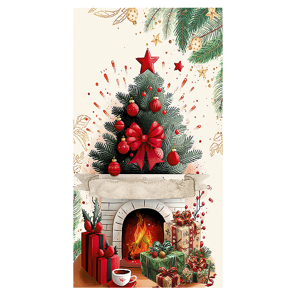 Capa Mini Faixa Lateral Sublimado - Natal