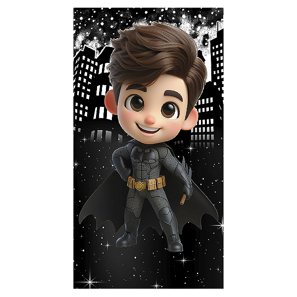 Capa Mini Faixa Lateral Sublimado - Batman