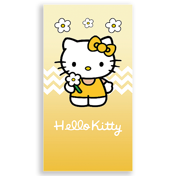 Capa Mini Faixa Lateral Sublimado - Hello Kitty