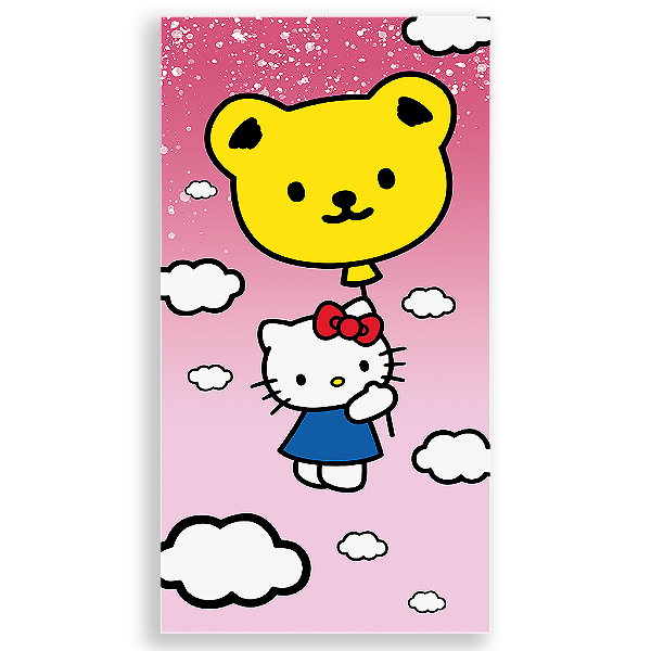 Capa Mini Faixa Lateral Sublimado - Hello Kitty