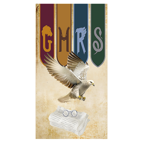 Capa Mini Faixa Lateral Sublimado - Harry Potter