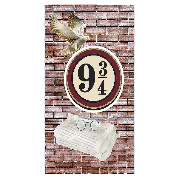 Capa Mini Faixa Lateral Sublimado - Harry Potter