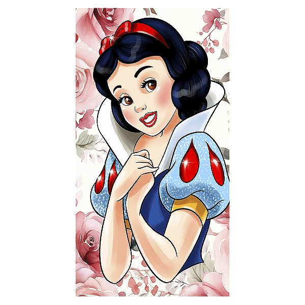 Capa Mini Faixa Lateral Sublimado - Branca De Neve