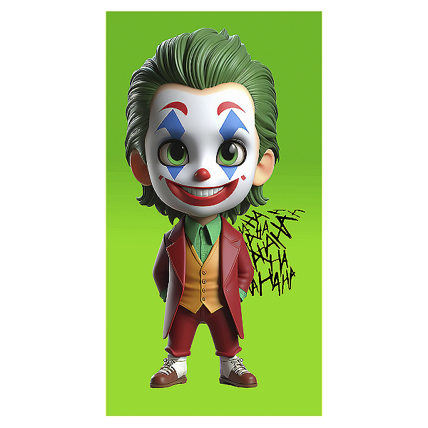 Capa Mini Faixa Lateral Sublimado - Coringa e Arlequina