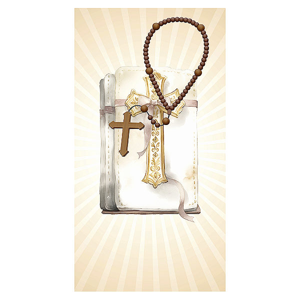 Capa Mini Faixa Lateral Sublimado - Religioso Eucaristia