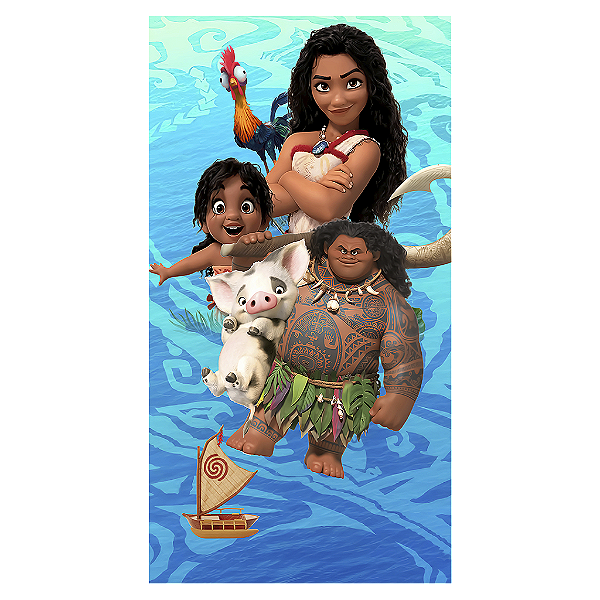 Capa Mini Faixa Lateral Sublimado - Moana