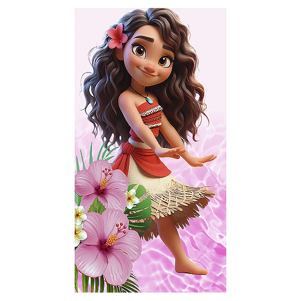 Capa Mini Faixa Lateral Sublimado - Moana