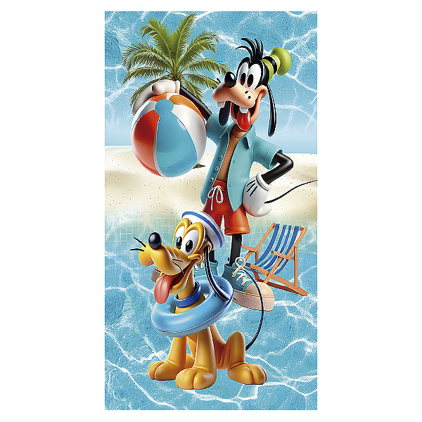 Capa Mini Faixa Lateral Sublimado - Mickey Pool Party