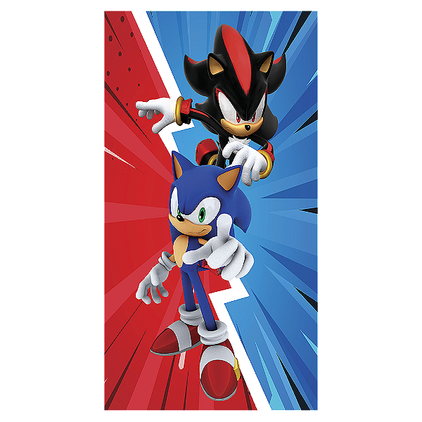 Capa Mini Faixa Lateral Sublimado - Sonic Shadow