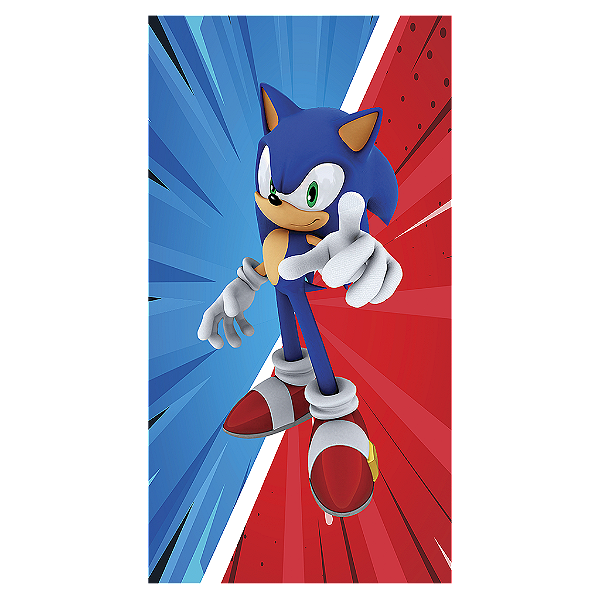 Capa Mini Faixa Lateral Sublimado - Sonic Shadow