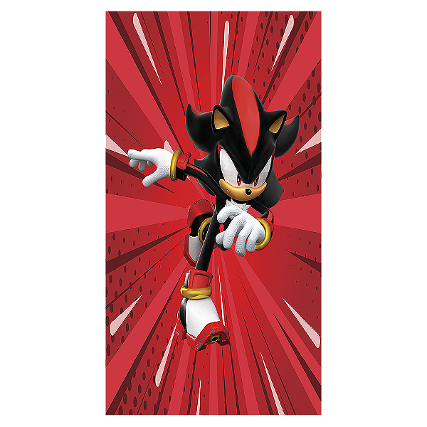 Capa Mini Faixa Lateral Sublimado - Sonic Shadow