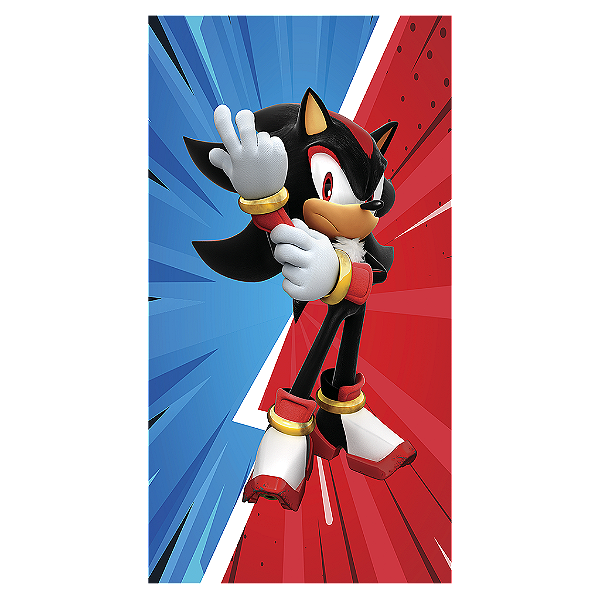 Capa Mini Faixa Lateral Sublimado - Sonic Shadow