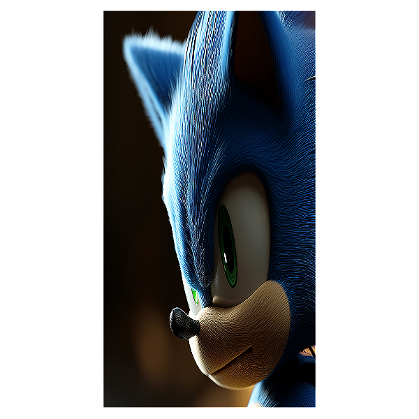 Capa Mini Faixa Lateral Sublimado - Sonic