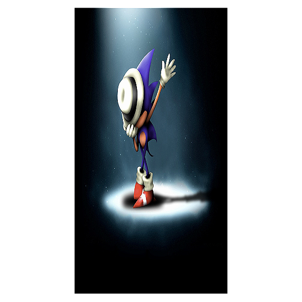 Capa Mini Faixa Lateral Sublimado - Sonic