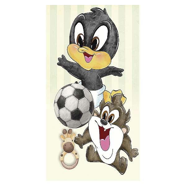 Capa Mini Faixa Lateral Sublimado - Looney Tunes