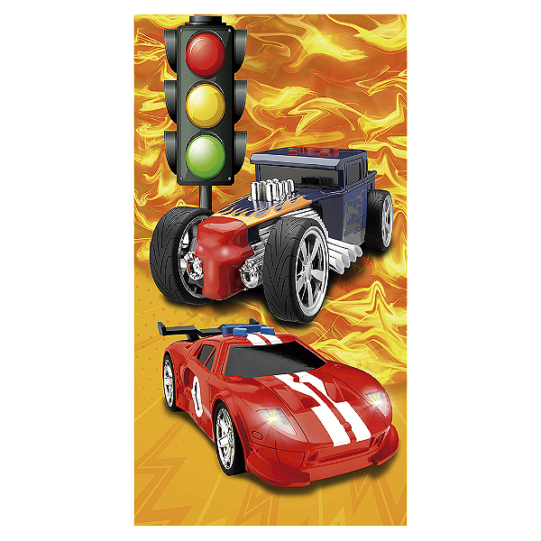 Capa Mini Faixa Lateral Sublimado - Hot Wheels