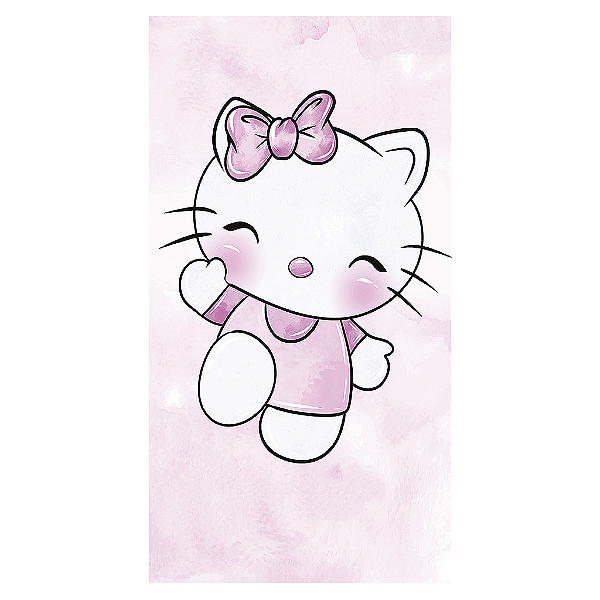 Capa Mini Faixa Lateral Sublimado - Hello Kitty