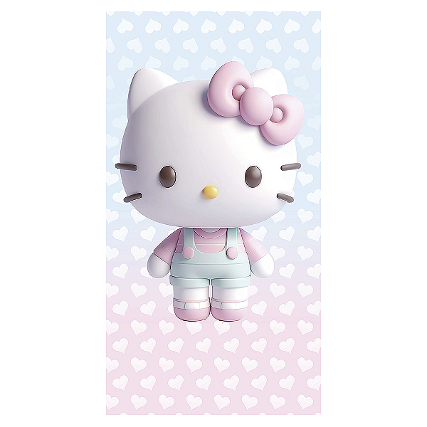 Capa Mini Faixa Lateral Sublimado - Hello Kitty