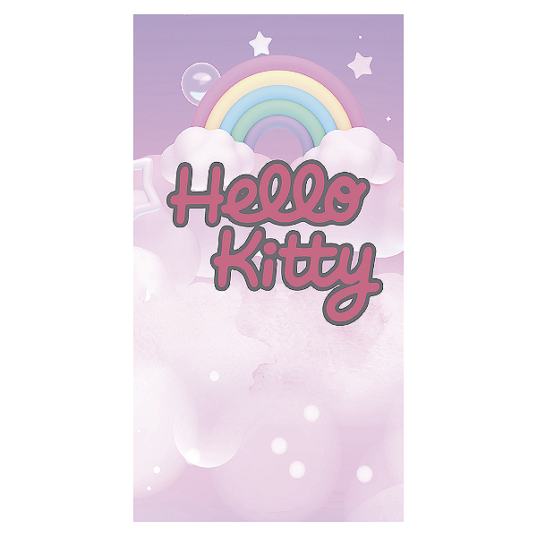 Capa Mini Faixa Lateral Sublimado - Hello Kitty