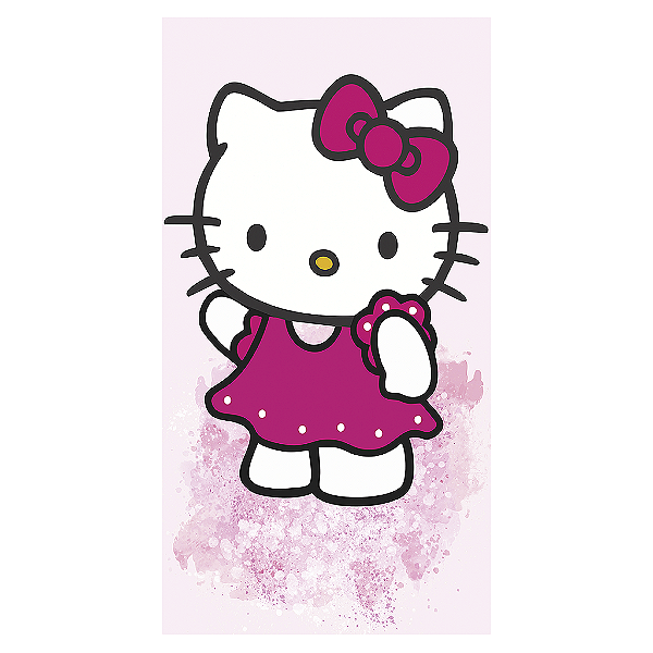 Capa Mini Faixa Lateral Sublimado - Hello Kitty