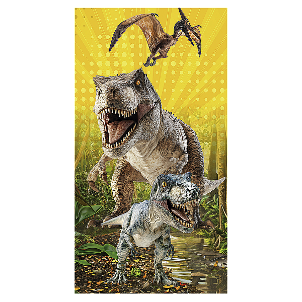 Capa Mini Faixa Lateral Sublimado - Dinossauro Jurassic
