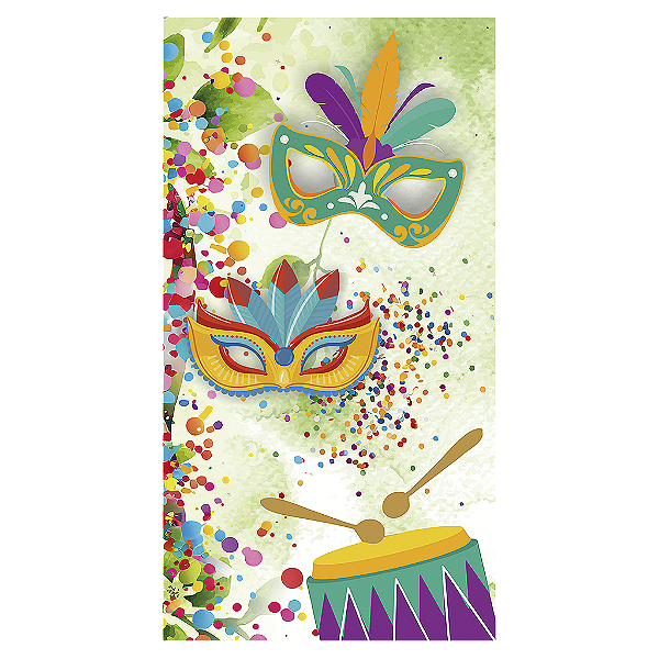 Capa Mini Faixa Lateral Sublimado - Carnaval