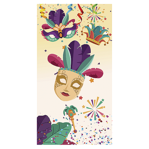 Capa Mini Faixa Lateral Sublimado - Carnaval