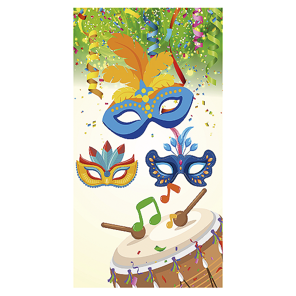 Capa Mini Faixa Lateral Sublimado - Carnaval