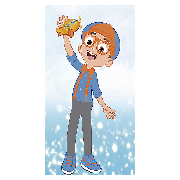 Capa Mini Faixa Lateral Sublimado - Blippi